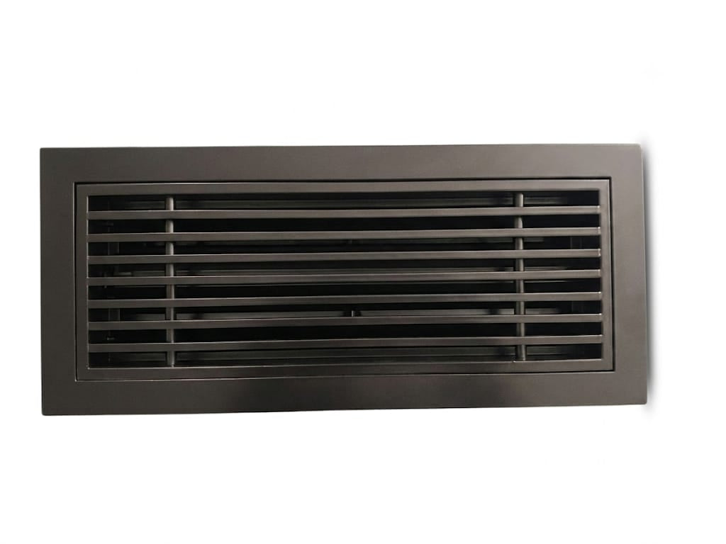 Linear Bar Grille Removable Core | Modern HVAC Grilles-Black Colour - Air Junction