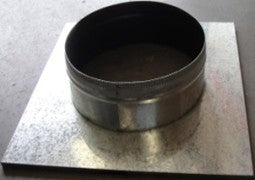 Layin Diffuser neck adaptor 450x450-10" Air Junction