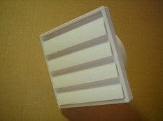Gravity Flap Plastic Wall Grille (100 mm)