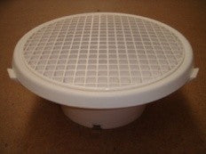 Plastic Round Ceiling Diffuser 6" With E/Crate Core (150 mm)