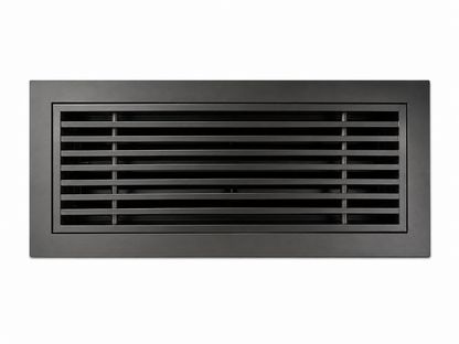 Linear Bar Grille Removable Core | Modern HVAC Grilles-Black Colour - Air Junction