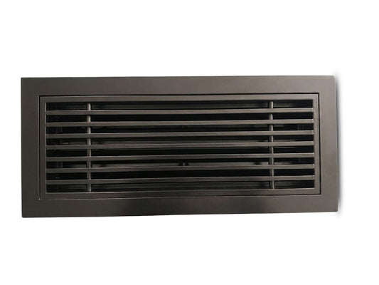 Linear Bar Grille Removable Core | Modern HVAC Grilles-Black Colour - Air Junction