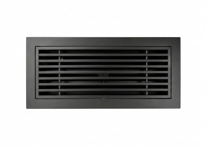 Linear Bar Grille Removable Core Black | Modern HVAC Grille Australia