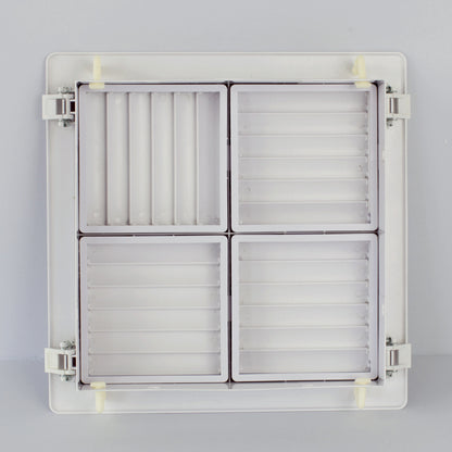 Multi Directional Outlet 300x300mm | Adjustable HVAC Air Diffuser - Air Junction