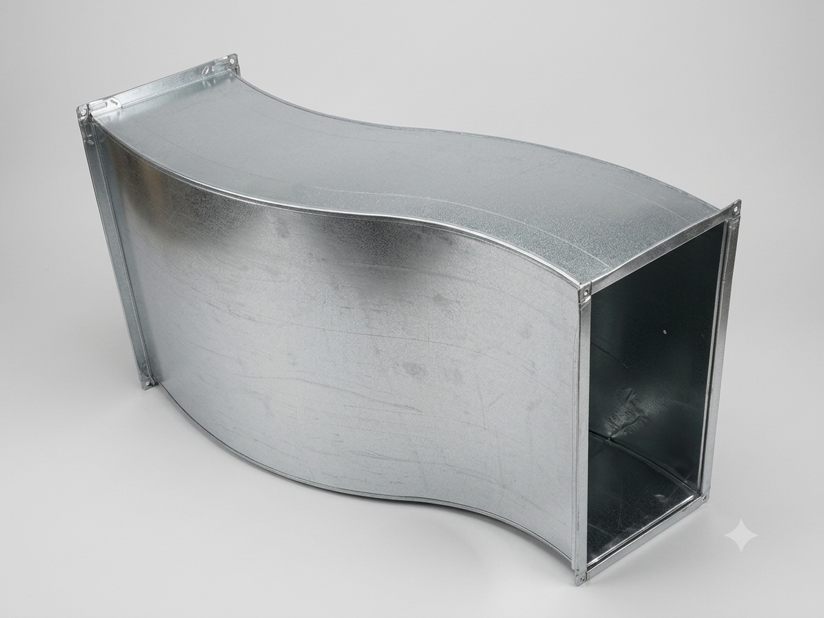 Made to order - Galvanized Rectangular Sheet Metal Ductwork & Fittings