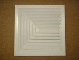 Lay-In Face Supply Air Diffuser, 3 Way (595 x 595 mm)