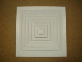 Lay-In Face Supply Air Diffuser, 4 Way (445 x 445 mm)