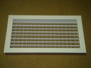 Double Deflection Side Wall Register (400 x 100 mm)